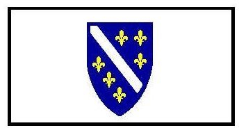Fahne Flagge Bosnien ALT Grösse 1,50x0,90m