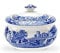 Blue Italian 9 oz Sugar Bowl with Lid by Spode