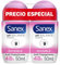 Sanex Déodorant Roll-On Dermo Invisible, paquet de 2 pièces
