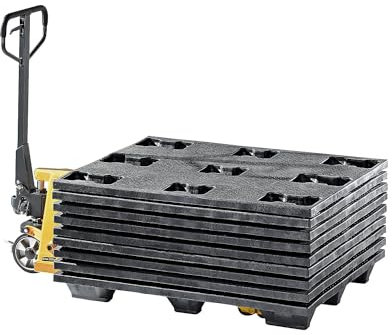 Certeo | Industrie-Stapelpalette | LxB 1200 x 1000 mm | geschlossen