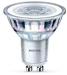2 x Philips LED Glass 4.6w GU10 50w A+ Spot Light Bulbs Lamp 355lm - Warm White