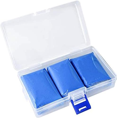 Fixget Car Clay Bar, 100 g Professionnel Voiture Nettoyage Pâte Magic Clay Bar pour Véhicule Voiture Supprimer Sludge Chiffon de Nettoyage avec Boîte de Rangement (3 pcs)