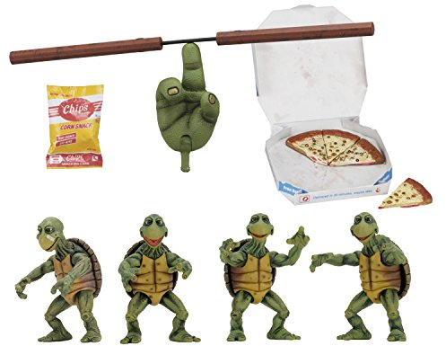 NECA Teenage Mutant Ninja Turtles Action Figure 4-Pack 1/4 Baby Turtles 10 cm