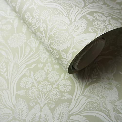 Holden Décor Harlen Woodland Leaf Flower Motif Animal Butterflies Vintage Style Wallpaper 90162