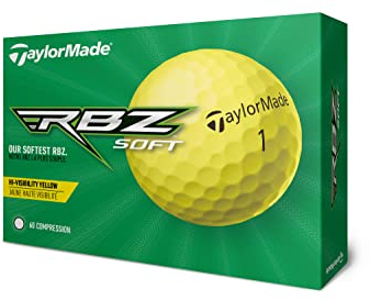 TaylorMade Rbz Soft Dutzend Golfbälle (2019), gelb, 2