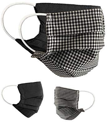 BaF Community Masken 2er Pack Set Unisex Behelfsmaske Wendbar Mundschutz Maske Mund- und Nasenschutz Wendemaske mit Motiv Baumwolle BCI Waschbar