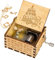 Hölzerne Spieluhr Happy Birthday Handkurbel Spieluhren Antike Geschnitzte Musik Box Holz für Geburtstags Weihnachten Geschenk