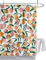 BANGSUN Duschvorhang, Allover Fruits Vorhang, niedliches buntes Design, Stoff (Stil 1), 81 x 30 cm