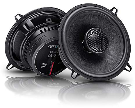 Option AIR 130x - 13cm 2-Wege Koaxial Lautsprecher-System - 25mm Hochtöner mit Gewebekalotte - 70 Watt RMS, 3 Ohm