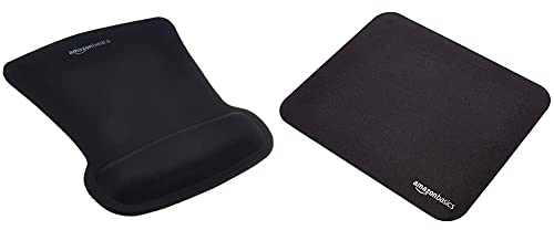 Amazon Basics Tapis de Souris avec Repose-Poignet en Gel & Tapis de Souris Gaming
