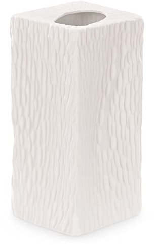 AmeliaHome Vase aus Keramik Dekovase Tischvase Dekoration Devon Puderrosa