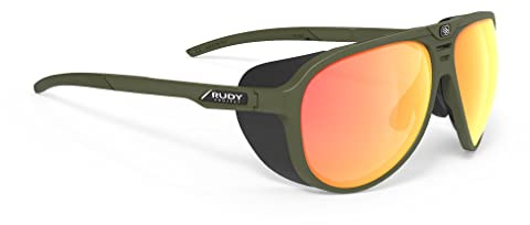 Rudy Project Unisex STARDASH Olive Matte Multilaser Orange Sonnenbrille, OLIVE MATTE, 63