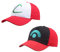 ZXRSJBL 2 PCS Ash Ketchum Tenniscap, Laufmütze, Sportmütze, verstellbare Sportmütze, billige Baseballmütze, bestickte Taktische Rebound-Mütze für Männer und Frauen