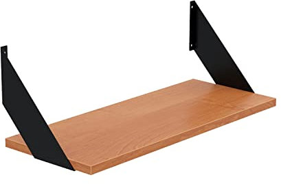 AKKE Hängeregal Flat Wandregal Kinderzimmer Küche Wohnzimmer Badezimmer Loft Büro Regale Wände Regalbrett für Wand-Deko Küchenregal Moderne Wandboard Bücherregal Wand Erle 50x20cm