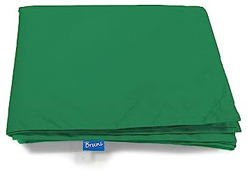 Bruni Sitzsack-Wechselhülle (tannengrün) inklusive Innenhülle - Sitzsack-Bezug für alle rechteckigen 180 x 140 cm XXL-Sitzsäcke, Indoor- und Outdoor-Sitzsack-Hülle ohne Füllung
