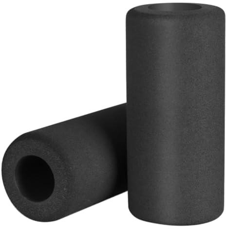 OTFAITP Paire de Rouleaux en Mousse Éponge pour les Pieds, Utilisée pour Remplacer l'Équipement d'Exercice de la Salle de Sport, Convient pour une Barre d'2 pouce (20,0 * 9,0 * 4,8 CM)
