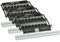 Hochschiebesicherung/Wellenclipverbinder Octoclick für Mini+Maxiprofil, 2-gliedrig - 3 Stück