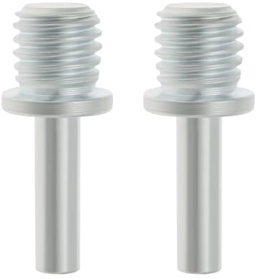 ECSiNG 2 Stücke Rundschaft Bohreradapter 5/8 Zoll-11 UNC Gewinde Rundschaft Bohrerkonverter Polierpad Stützplatten Bitadapter für Elektrische Bohrer