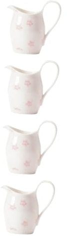 PRETYZOOM 4 Stück Kaffeemaschine Milchkännchen Mit Griff Kaffeemilchspender Milchkännchen Dip Saucenhalter Kaffeekrug Sahnekännchen Kaffeebarzubehör Kleiner Kleine Sauciere