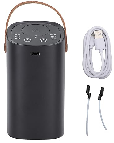 Difusor sin Agua para Aceites Esenciales, Difusor Atomizador de Aromaterapia con Pantalla Táctil, Máquina de Aire con Carga USB para el Hogar, la Oficina y el Coche