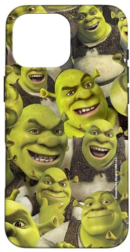 Shrek Cool Epic All Shrek Faces Collage Logo Hülle für iPhone 16 Pro Max
