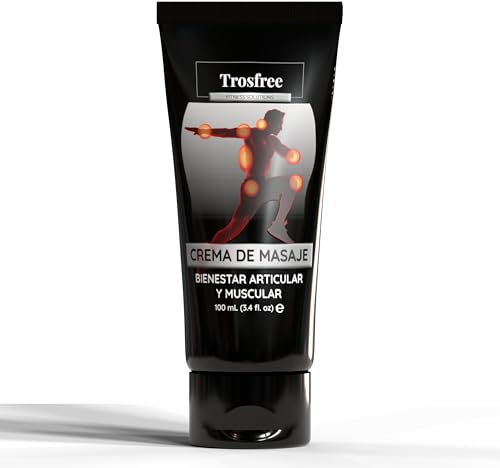TROSFREE: Arnika Salbe Hochkonzentriert 100ml - Arnica Gel Perfekt für Sportler Oder Nach Körperlicher Belastung - Arnika Schmerzsalbe Stark Ideal für Eine Entspannende Massage - Arnica Salbe
