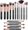 Rose Golden Makeup Brushes 18 Pieces Makeup Brushes Face Eye Synthetic Brushes Concealer Powder Blush Eyeshadow