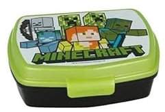 arlis Boîte à goûter Minecraft en Pvc - Lunch Box Minecraft (Boite a gouter Minecraft)
