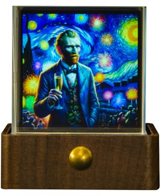 MALSSE Dynamisches GIF-Display Kristallbildschirm mit weltweiten Taktwährungen, Preisen und PC-Systemen Funktion hochtransparenter Computermonitor