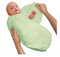 SwaddleMe 73424 - B3G Baby-Groß/Baumwolle/grün - Schreibabys Ganzkörper-Pucksack Large
