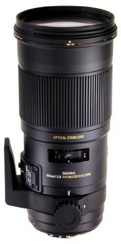 Sigma 180mm F2.8 APO MACRO EX DG OS HSM, Obiettivo ottico per Nikon, Nero