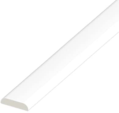 25mm uPVC Architrave - Plastic Finishing Trim - 25mm D Mould - 1m Length