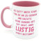 Kilala Kaffeebecher Einhorn-Diva lustiger Spruch Als Gott Mich Schuf. Kaffeetasse aus Keramik, Einhorn Tasse, Büro Tasse, 300ml