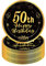 YAAVAAW Happy 50th Birthday Paper Plates 9''Black and Gold,16Pcs Disposable Tableware Party Plates,Happy 50th Birthday Decorations Plates ,Men,Him,Her 50th Birthday Party Supplies Table Decorations