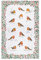 Ulster Weavers Geschirrtuch mit Rotkehlchen-Motiv, 74 x 48 cm, 100% Baumwolle, waschbar, Weihnachtsbeeren, Geschirrtuch, Rotkehlchen, Küchenzubehör und Dekoration