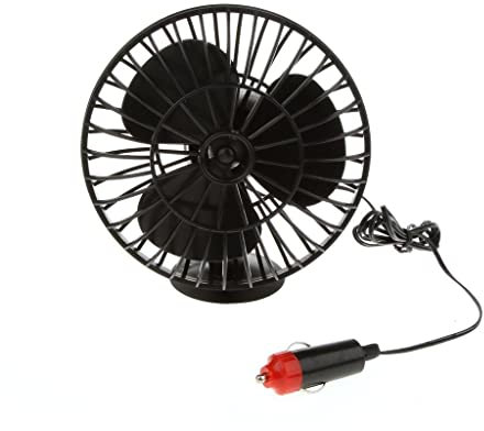 Mini ventilatore per auto e camion, 12 V, raffreddamento e adsorbimento
