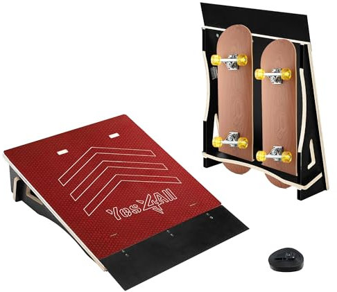 Yes4All EWM11 Rampe de Skateboard Mixte Adolescent, Bleu, 25 LBS