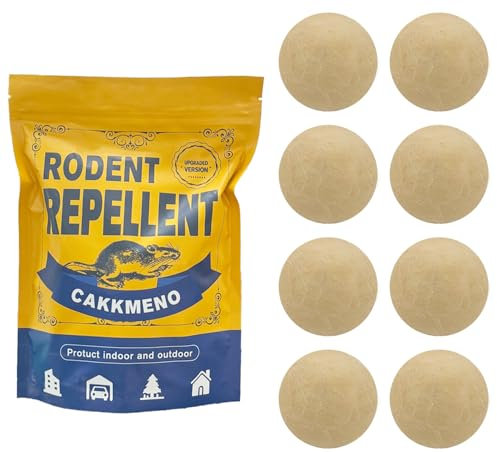 Rodent Repellent 8 Pack, Mouse Repellent Rat Repellent Peppermint Oil, Mice Away Repellant for Outdoor/Indoor/House/Car/Boat/RV/Garage. Better Than Ultrasonic, Mice Repellent.