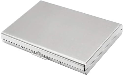 Hperu RFID-Blockierungs-Kreditkartenhalter, 6-Slot-Metallkartenkoffer für Visitenkarten, ID, kompaktes und leichtes Design