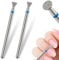 2Pcs Nail Drill Bits, Carbide Drill Bits Remover Cuticle Bit Professional Electric Nail Drilling Bit for Acrylic Nails Art Tools Manicure Nails Prep Salon Home Foot Care DIY Use