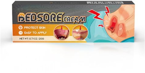 Crème Cicatrisante Contre Les Escarres,Crème Contre les Escarres,Traitement Rapide de la Peau, Pour le Dos, les Jambes, les Bras etc.