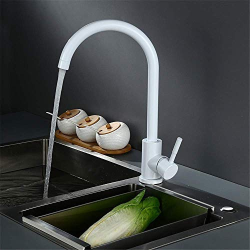 MJMLUCK Kitchen Faucet 360 Degree Rotary Kitchen Sink Faucet Antique Cold and Hot Water Mixer Single Handle,Big Bend Faucet(Big Bend Faucet) (Big Bend Faucet)