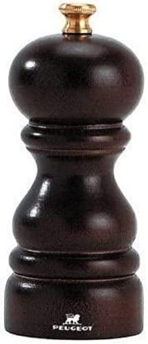PEUGEOT Paris Manuelle Salzmühle, Klassische Mahlgradeinstellung, Höhe: 12 cm, Holz, Braun, 870412/SME/1