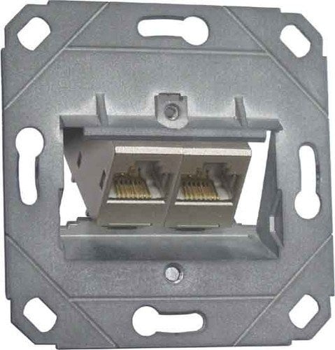 Metz Connect Anschlussdose, Cat.6A TN E-DATmod-2Up0