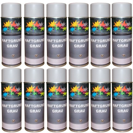 LudwigLacke Haftgrund 12 Spray grau 400 ml je Spraydose