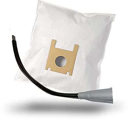 MisterVac | compatibile con sacchetti per aspirapolvere sacchetti di ricambio 10 pezzi + ugello flessibile (circa 64 cm) ugello di ricambio Rowenta RO 4035 Artec
