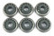 jkhandel 6 Stück Maxikugellager 40 mm mit Bund Innendurchmesser 12,3 mm