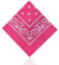 Lizzy Paisley Multifunctional Bandana's Headwear Neckwear Neckerchief Cycling Cowboy Scarf Head Neck Gaiter - Mens Womens Multipack Assorted Men Hair Pirate Bandana (Hot Pink)