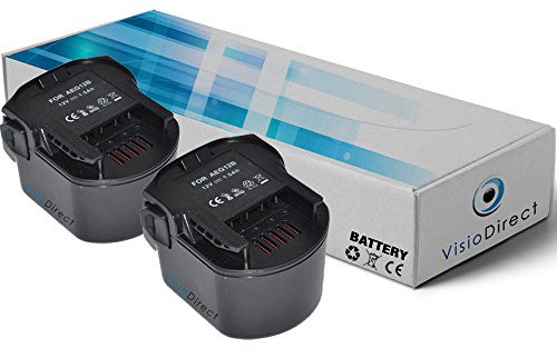 Lot de 2 Batteries Type B1215R pour AEG Milwaukee 2000mAh 12V - Visiodirect -
