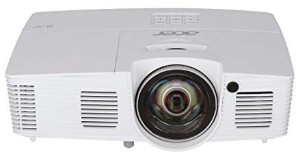 Acer S1283e Proiettore, Risoluzione XGA, Contrasto 13.000:1, Luminosità 3.100 ANSI, VGA, Durata Lampada 4.000 h, Speaker, DLP 3D, Short Throw, Bianco
